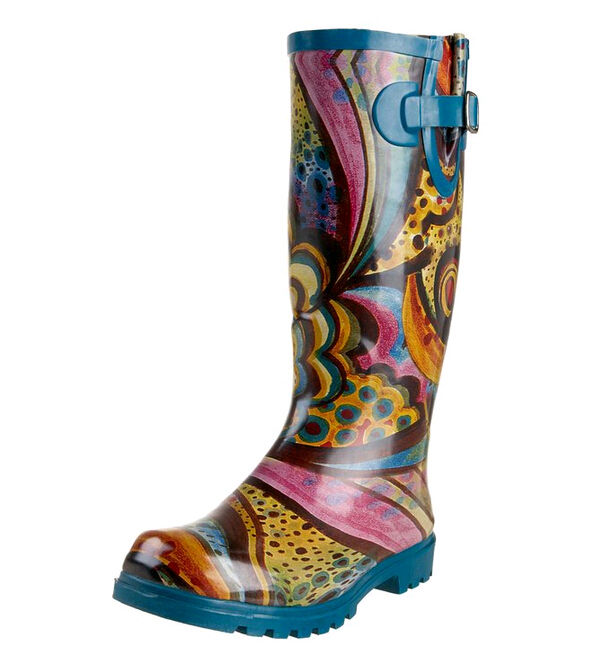 Colorful Women Rubber Rain Boots