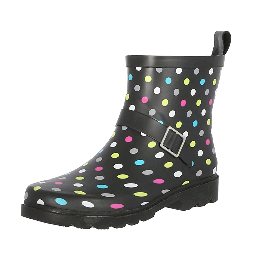 Colorful Dot Women Rubber Rain Boots