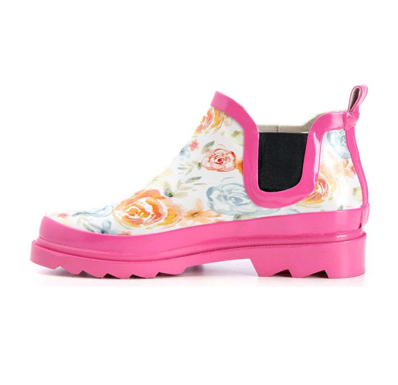 Rose Garden Women Rubber Rain Boots
