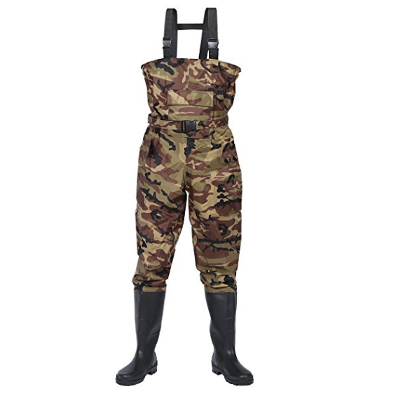 Camouflage Men's Pvc Nylon Fishing Wader