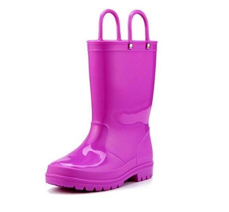 Children PVC waterproof custom made rain boots