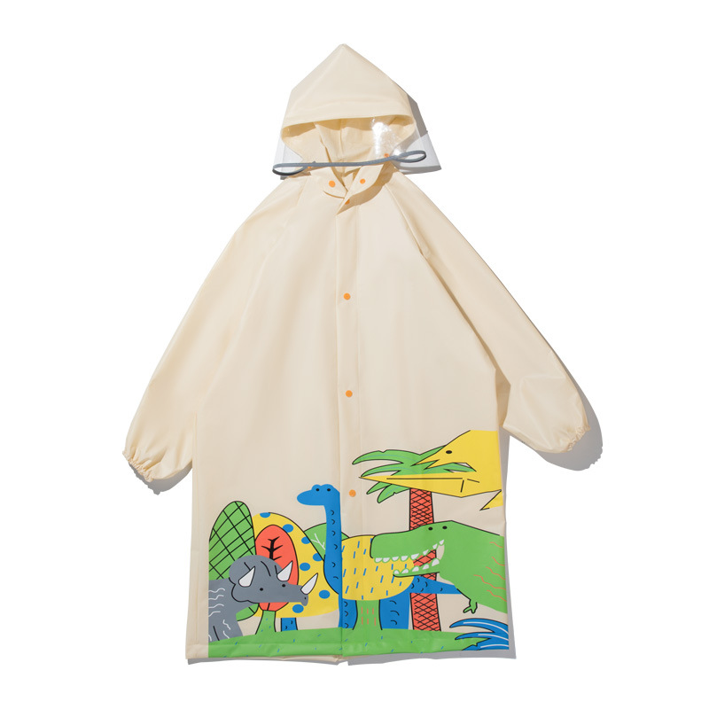 Rain Poncho Kids EVA Waterproof Rain Coat Lightweight Portable Rain Jacket